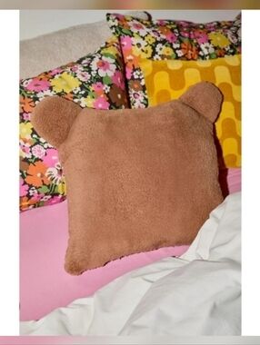 Urban Outfitters NEW! Large Cozy Teddy Fleece Throw Pillow